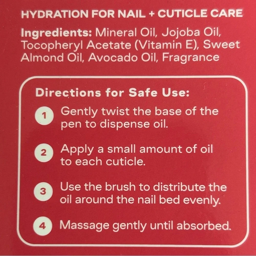 BROWNIE Scented Cuticle Nail Oil Pen, Clean Beauty, Travel, 0.4 fl oz
